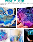 Alcohol Ink Set 27 Vibrant Colors,Epoxy Resin Paint Colour Dye, Concentrated Alcohol-Based Ink Pigment for Resin Petri Dish, Coaster, Resin Art, Tumbler Making, Acrylic Painting - 0.35Oz Each