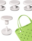 Replacement Rivets for Bogg Bag,4 Pack Blank White Replacement Rivets for Beach Tote Bag Repair Buttons for Handle Straps Accessories