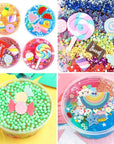 120Pcs Slime Charms Resin Fake Candy Charms Kawaii Cute Set Mixed Assorted Sweets Flatback Slime Beads Making Supplies for DIY Craft Making and Ornament Scrapbooking
