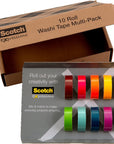 Washi Tape, 10 Rolls, Great for Use in Bullet Journal, School Supplies, Craft Supplies, and Teacher Appreciation Gifts (C317-10-SIOC)