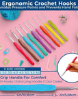 Ultimate Beginner Crochet Kit for Adults and Kids - Learn to Crochet with Complete Crochet Starter Kit - Perfect Crocheting Kit for Beginners - Includes 20 Yarn Skeins, 9 Hooks, Crochet Book
