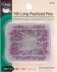 132 Pearlized Pins, Petite, White, 3/4-Inch (150-Count)