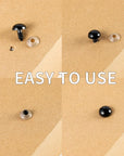 364PCS Safety Eyes,Crochet Eyes and Noses with Washers 6-18MM 10 Sizes Eyes for Amigurumi and Crocheting Animals DIY Crafts Stuffed Animal