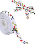 , Back to School Ribbon for Crafts - 10 Yard | School Themed Ribbon for Back to School Decorations | Teacher Ribbon for Crafts | Pencil Ribbon, Apples Ribbon for First Day of School Decorations