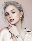 170Pcs Jewelry Making Charms Assorted Gold Plated Enamel Necklace Bracelet Charms Pendants for DIY Jewelry Making