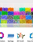 11,900+ Rubber Band Bracelet Refill Kit - 11,000 Premium Loom Bands in 28 Bright Colors, 600 S-Clips, 200 Beads, 30 Charms, 52 ABC Beads - Loom Bracelet Making Kit in a Huge Giftable Case