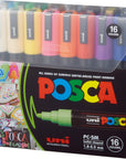 Paint Marker Pen - PC-5M Extra Fine 1.8-2.5 Mm, 16 Colors