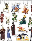 Avatar the Last Airbender 50Ct Vinyl Large Deluxe Stickers Variety Pack - Laptop, Water Bottle, Scrapbooking, Tablet, Skateboard, Indoor/Outdoor - Set of 50