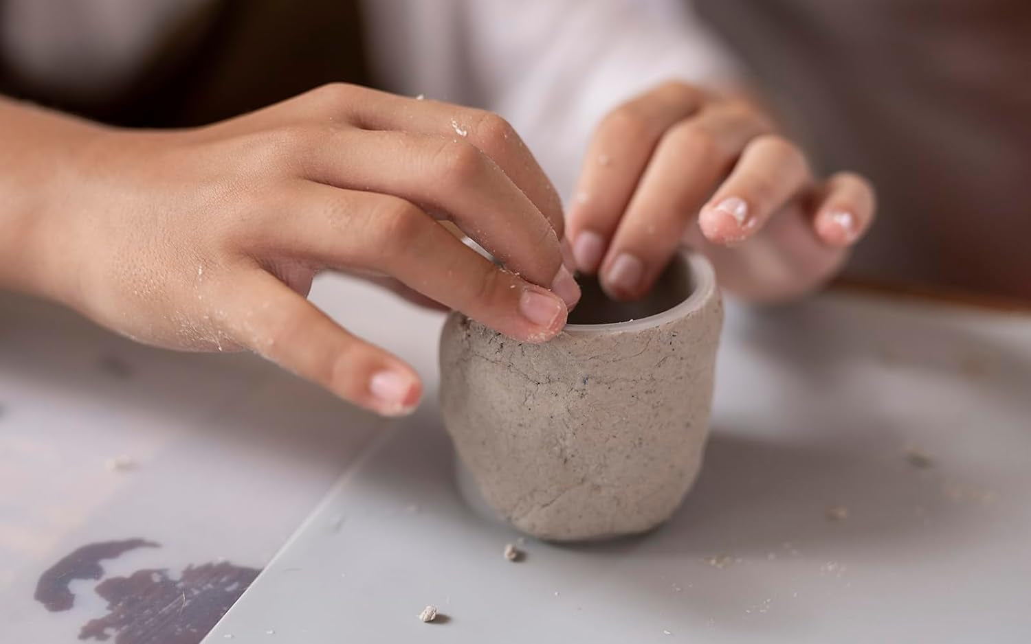 Patmaché Ready-To-Use Air-Hardening Paper Mache; 1.5 Lb, Perfect for Arts and Crafts Projects