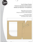 55457-61 Repair Pockets, Iron-On, White (2-Count)