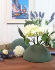 round Floral Foam Half Balls for Flowers and DIY Crafts (7.8 In, 2 Pack)