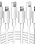 USB C to Lightning Cable for iPhone Charger 3Pack 6 FT MFi Certified Fast Charging Cord, Usbc to Lightning Cable Compatible with