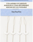 700F-102 Collapsible Eye Needles 2.5-Inch Fine 4 Pack