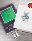 Aquarelle Watercolor Pad, Cold Pressed, 140Lb/300Gsm, 12 Sheet, 10X14 Inch, Watercolor Paper 100% Cotton