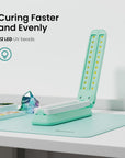 UV Light for Resin Curing, UV Resin Light, Wireless & Rechargeable UV Lamp, 3-In-1 Uses, Foldable Blacklight Ultraviolet LED, Craft Supplies Tools for Resin Molds, Jewelry Making, DIY Decor