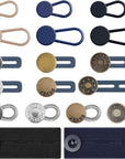 12PCS Button Extenders for Jeans, Pants Waist Button Extender for Women Men, 3 Colors Pant Waistband Expander, Pants Waist Extension 1-1.4 Inches