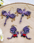 Dragon Clay Cutters, Polymer Clay Cutters Dragon, Dragon Earring Clay Cutter, Polymer Clay Cutters for Jewelry Making.