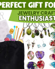 Resin Jewelry Making Starter Kit - Resin Kits for Beginners with Molds and Resin Jewelry Making Supplies - Silicone Casting Mold, Tools Set Clear Epoxy Resin for DIY Jewelry