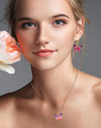 56 Pieces Butterfly Charms Butterfly Pendants Kawaii Charms for Jewelry Making DIY Necklace Bracelets Accessories