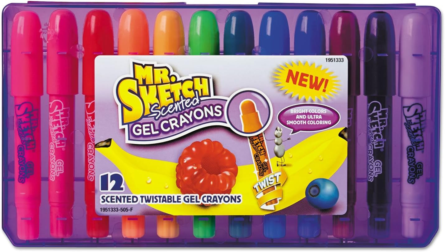 Scented Twistable Crayons, 12/Pack