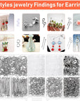 Resin Molds for Jewelry,  678Pcs Earring Making Kit with 28Pcs Epoxy Molds and 650Pcs Earring Hooks, Jump Rings for Pendants, Resin Crafts, DIY Earring