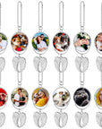 12Ct Sublimation Keychain Blanks - Memorial Sublimation Blanks Bulk Sublimation Blank Keychain Metal Sublimation Keychains Sublimation Rosary Blanks Sublimation Ornament Blanks Metal - Blank Keychains