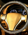 Luxury Diamond Rhinestone Steering Wheel Cover – Universal Fit & Anti-Slip