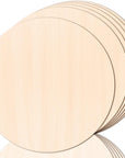 6PACK Wood Circles for Crafts,14 Inch Unfinished Wood Rounds Discs for Door Hanger Sign Blank, DIY Wooden Discs for Crafts Painting and Christmas Halloween Decoration