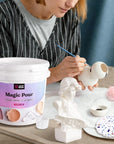 Resin Casting Powders 3000G, Fast Cured Casting Resin Kit for Beginners,20~30 Minutes De-Mold, Water Activated Plaster Powder Casting Kit for Resin Molds, Easy Mixing & Self Leveling
