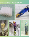 30Pcs Resin Jewelry Molds, Jewelry Molds for UV Resin, Resin Silicone Molds Kit with Bracelet Molds,Pendant Molds,Ring Molds for Epoxy Resin