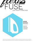 25 Sheets (8" X 10.5") - Flexifuse Lightweight Fusible Web for Applique