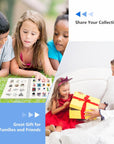 Reusable Sticker Book Collecting Album Sticker Storage Book for Adults Laser Style 35 Sheets A5 Size Release Paper Sticker Organizer Keeper (LS-1)