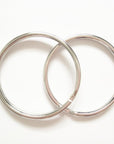 50 Pcs - 38Mm 1.5" round Edged Split Key Chain Ring Connector Keychain Keyring