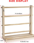 Ribbon Organizer,Ribbon Holder Organizer Rack,Ribbon Spool Holder Suitable for Wreath Making Supplies,Spool Holder,Ribbon Storage Organizer for Craft Room,Sewing Room and Flower Store.