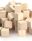 Unfinished Wooden Blocks 1Cm, Pack of 500 Small Wood Cubes for Crafts and DIY Home Decor