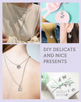 400 PCS Wholesale Bulk Lots Jewelry Making Charms Mixed Smooth Tibetan Silver Alloy Charms Pendants DIY for Bracelet Necklace Jewelry Making and Crafting