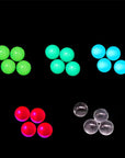 6Mm Color Mixing Quartz Balls UV Reactive Pearls American Glass (20Pcs)