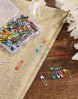 150Pcs Safety Pins, 19Mm Mini Safety Pins for Clothes Metal Safety Pin for Clothing Sewing Handicrafts Jewelry Making (Colorful)