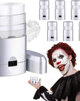 6 Pack Halloween Clown Makeup Black Face Body Paint Makeup Sticks Black Face Foundation Makeup Kit for Clown Skeleton Vampire Skull Cosplay Party