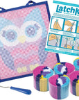 – Owl Latch Hook Kit – Easy-To-Learn Craft Project – No Sewing or Cutting – for Ages 6+