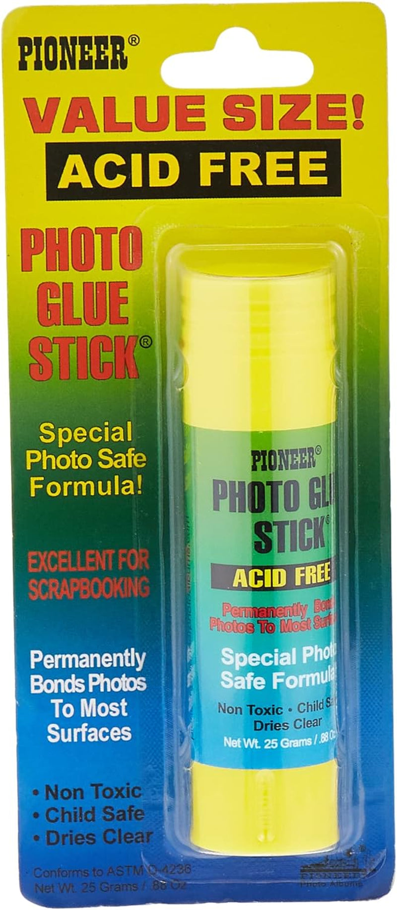 Pioneer Value Sized Photo Glue Stick 25 Grams/.88Oz