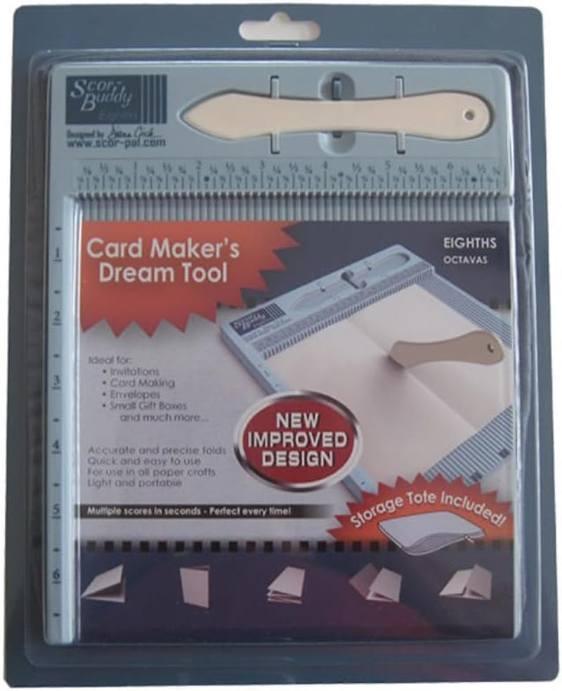 Scor-Buddy Eighths Mini Scoring Board 9"X7.5" Imperial, Multi