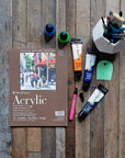 Acrylic Paper Pad 9"X12"-10 Sheets -430900