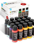 Outdoor Acrylic Paint, 60Ml (2Oz) Bottle, Set of 20 Unique Colors