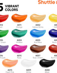 47 Pack Acrylic Paint Set, 15 Colours (12Ml Each, 2Pack) Acrylic Paint with 10 Brushes Painting Canvas Knife Palette Sponge, Complete Gift Set for Kids, Adults Painting Canvas, Ceramic