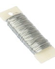 Floral Wire Craft Wire Jewelry Wire Wreath Wire, 38 Yards Paddle Wire 22 Gauge Florist Wire Flexible Silver Flower Wire for Wreath Making Jewelry Craft Flower Arrangements