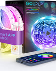 50 FT LED Strip Lights,Bluetooth LED Lights for Bedroom, Color Changing Light Strip with Music Sync, Phone Controller and IR Remote(App+Remote +Mic)