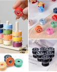 100 Pcs Bobbins, Bobbins for Sewing Machine, Plastic Bobbin, Sewing Bobbins Class 15 Bobbins, Bobbins for Singer Sewing Machine Bobbins for Sin-Ger/Bro-Ther
