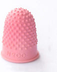 Thimble 5Pcs Craft Finger Tip Sewing Counting Protector Quilter Needlework Cone Rubber(Pink)