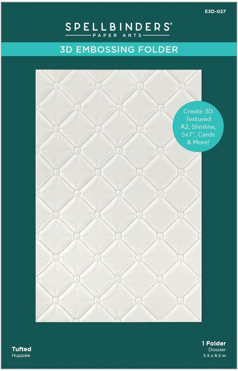 PAPERCRAFTS, INC Tufted  3D Embossing Folder 5.5"X8.5"